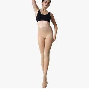 MANZI Super Opaque Tights Control Top 70 Denier Miele Small 1/2 26108 New